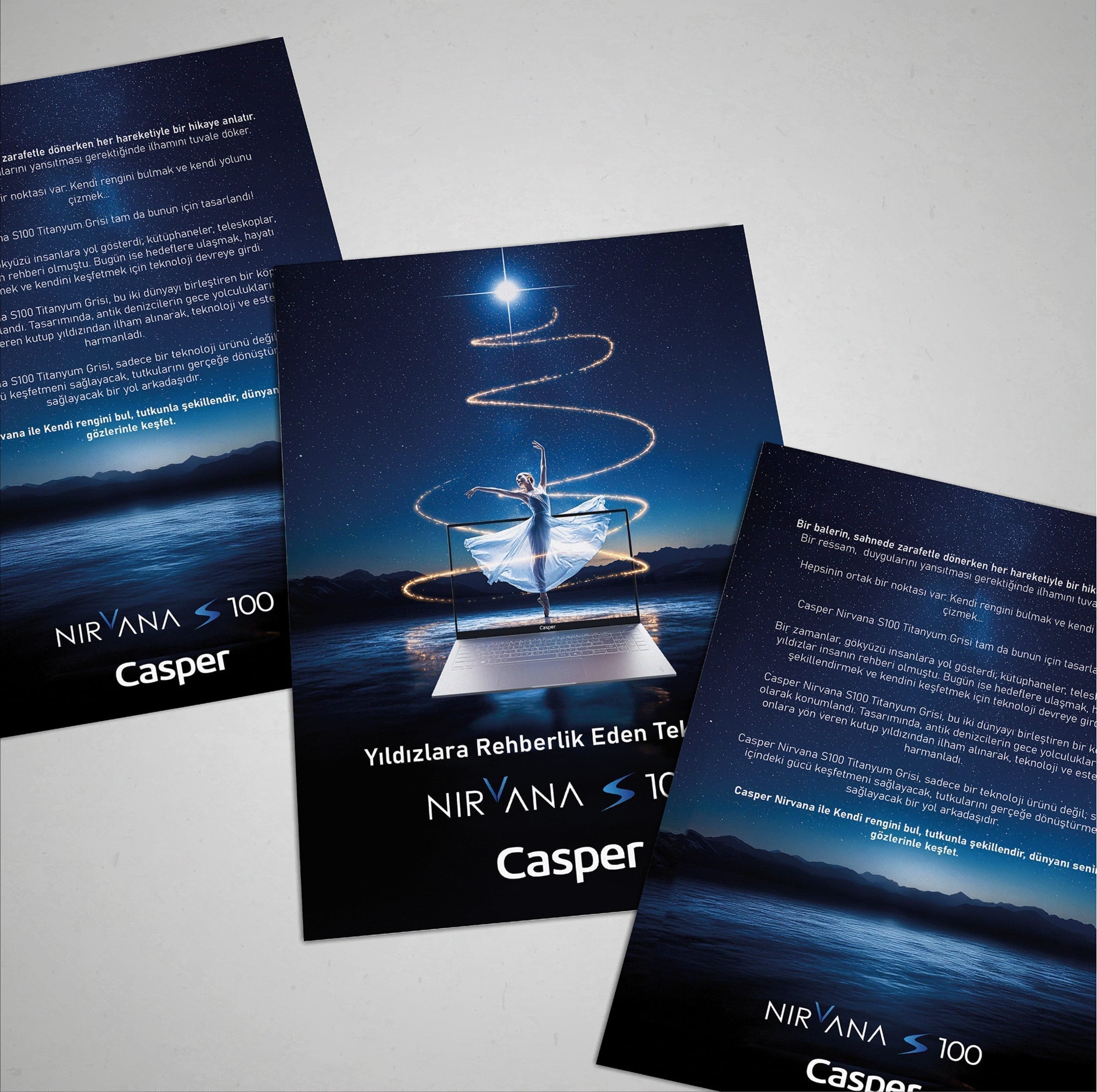 Gedruckter Presseflyer der Ballett-Kampagne.